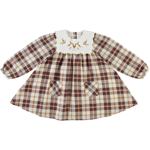 Bebe Organic Louisa Dress Nostalgia Check