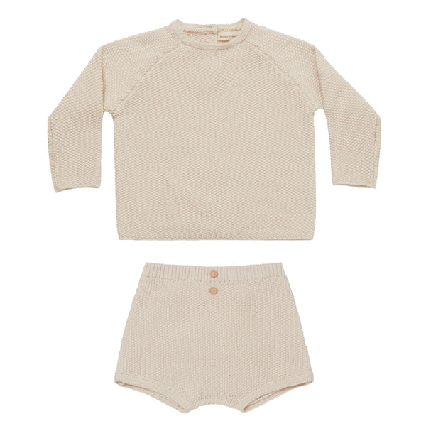 Quincy Mae Summer Knit Set Natural