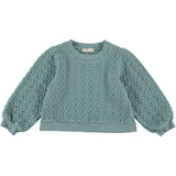 BELLE CHIARA SWEATSHIRT TURQUOISE