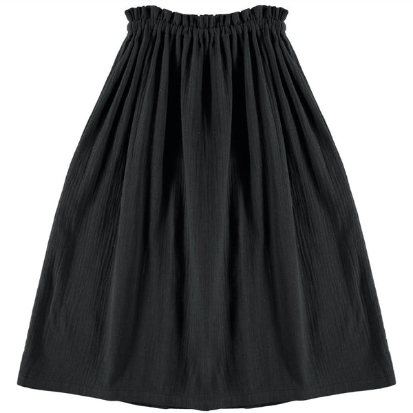 BELLE CHIARA SKIRT DARK GREY COTTON