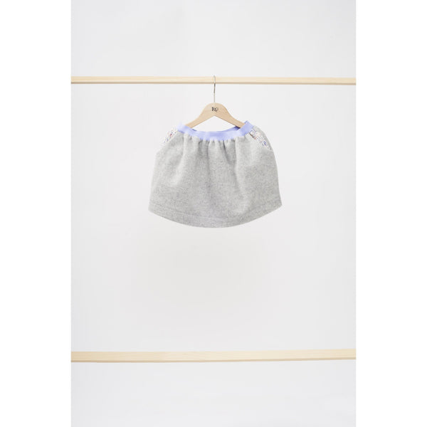 LEOCA TROCADERO SKIRT GREY - BABY ELAINE