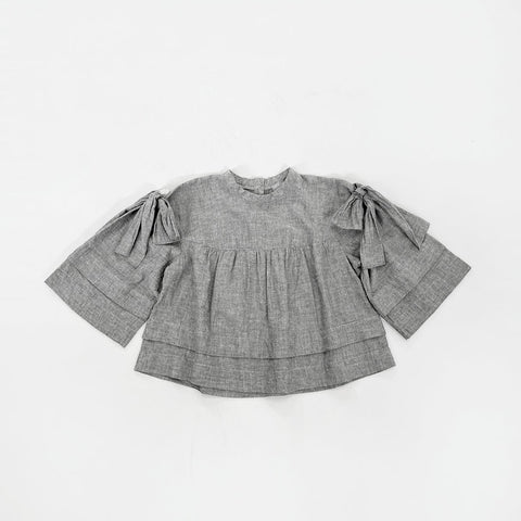 VENERA ARAPU BUFFY GREY TOP