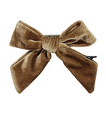 CLEF VELVET BOW CLIP - KNOT Hairbands