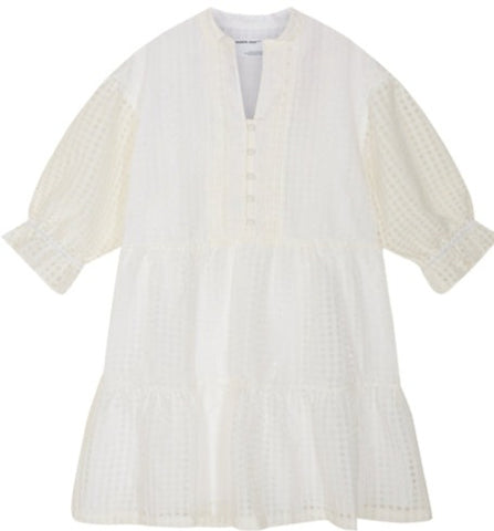 Designers Remix Molise Ruffle Dress Cream