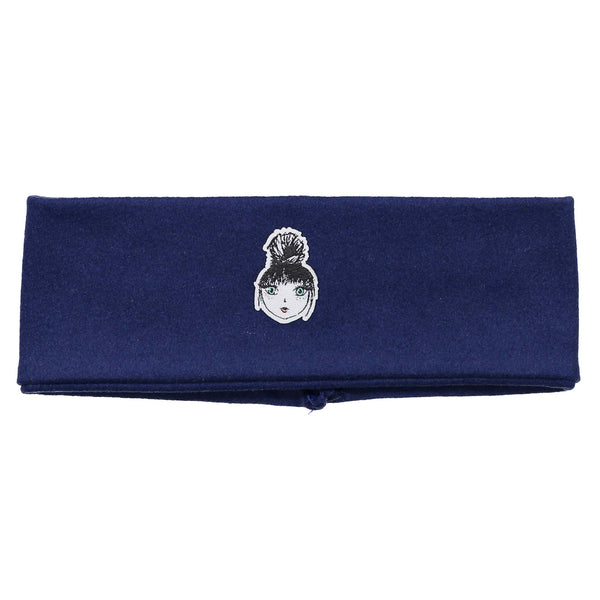 KNOT FELT HEADWRAP // COBALT