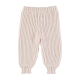 Piupiuchick Knitted baby leggins | Ecru