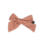 Knot Hairbands Linen Bow Sunset