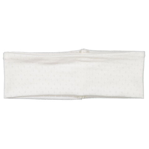 KNOT POINTELLE HEADWRAP // CREAM