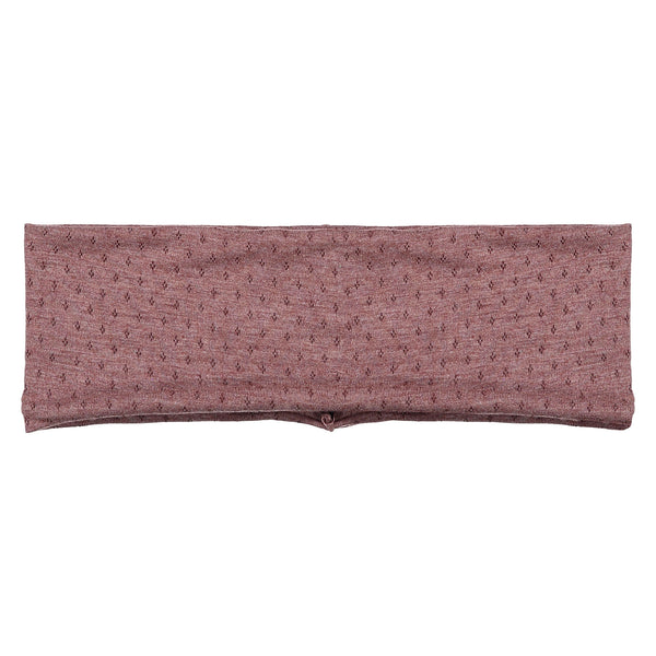 KNOT POINTELLE HEADWRAP // PLUM