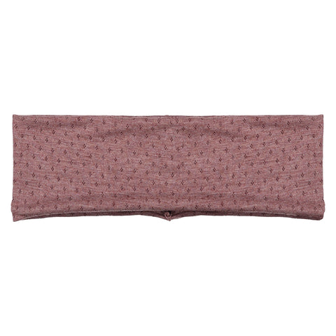 KNOT POINTELLE HEADWRAP // PLUM