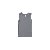 QUINCY MAE RIBBED TANK TOP | WASHED-INDIGO