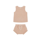 QUINCY MAE TERRY TANK + SHORT SET | BLUSH