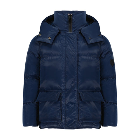 SCOTCH BONNET COAT MATT NAVY POCKET