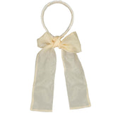 Knot Hairbands Occasion Headband Cream