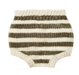 RYLEE & CRU CHENILLE BLOOMER OLIVE STRIPE