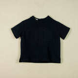 Popelin Black shirt with pocket