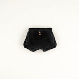 Popelin Black culotte with side seams