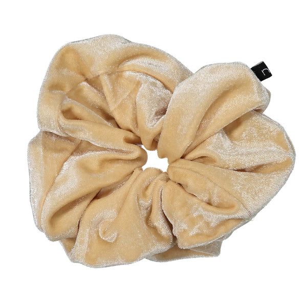 KNOT VELVET SCRUNCHIE // CREAM