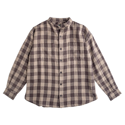 TOCOTO VINTAGE KID VICHY CHECKED SHIRT