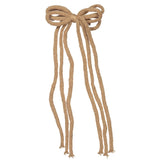 KNOT YARN BOW CLIP // CARAMEL