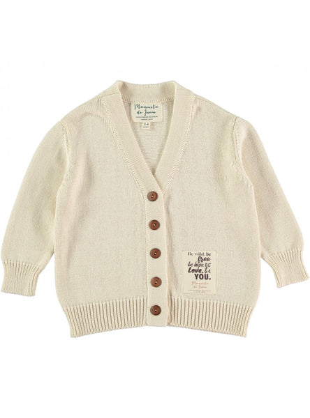 MANUELA DE JUAN CARDIGAN SALLY BEIGE