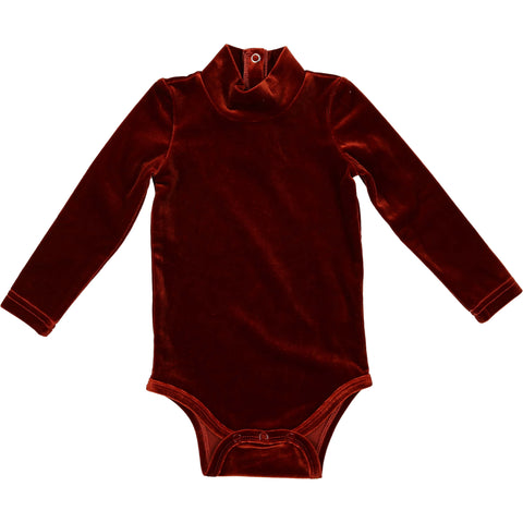 COCO BLANC Velvet Turtle Onesie Terra