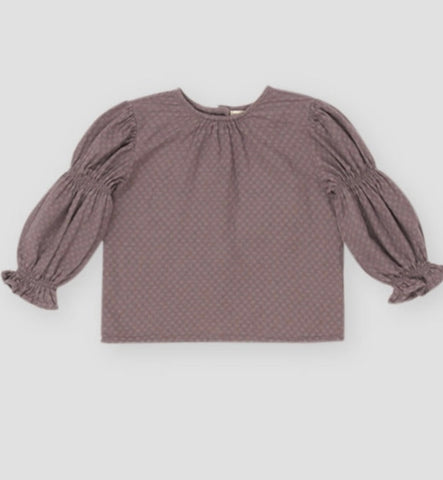 The New Society Brigitte Blouse Plum