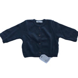 TOCON KNIT NAVY CARDIGAN